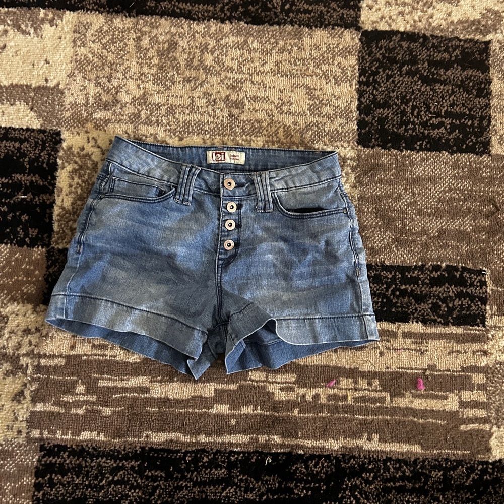 Women's Blue Denim Shorts